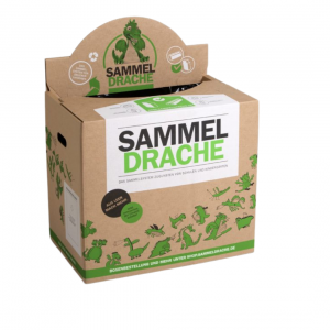 Das neue Design der Sammeldrachen-Box